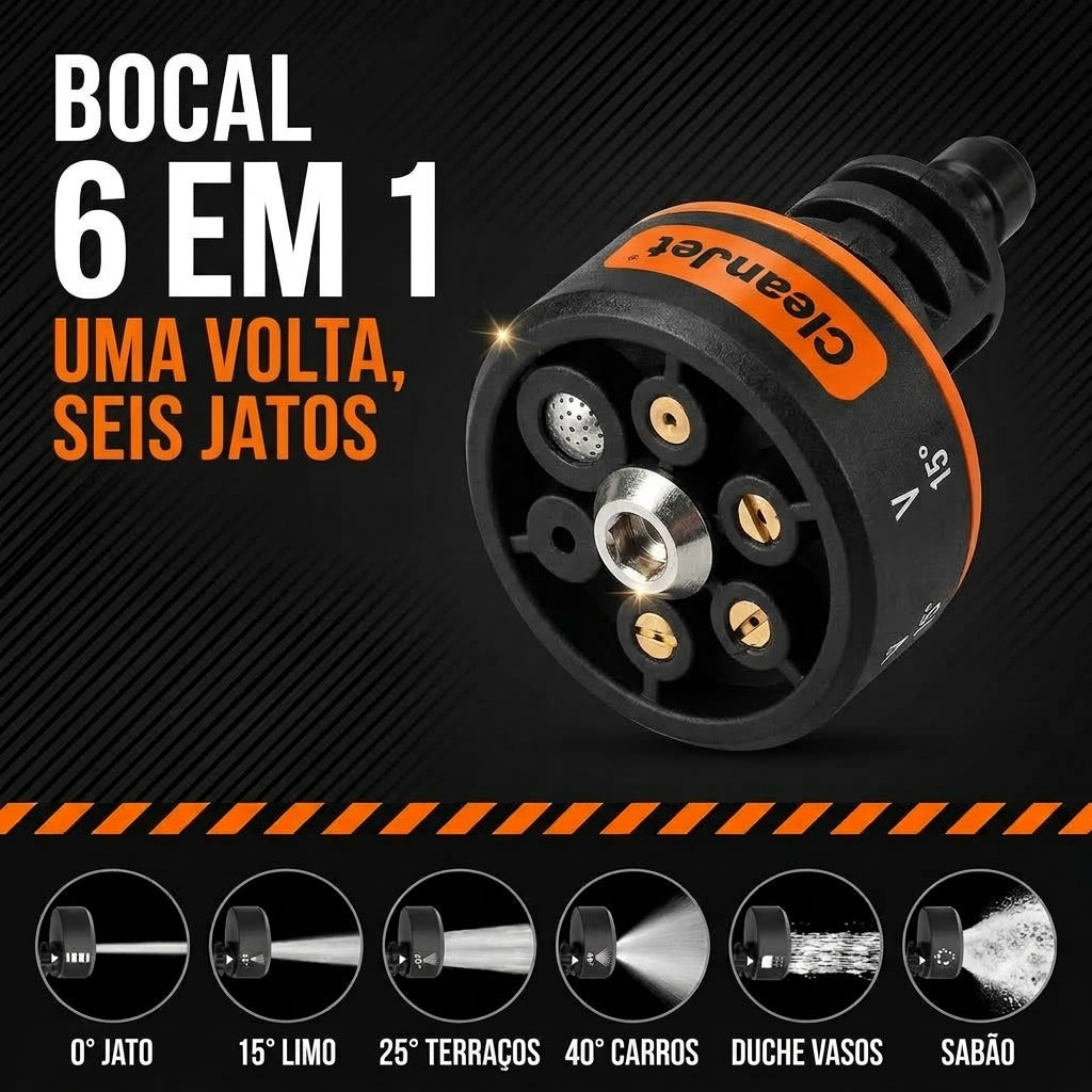 Bocal 6 em 1 CleanJet™