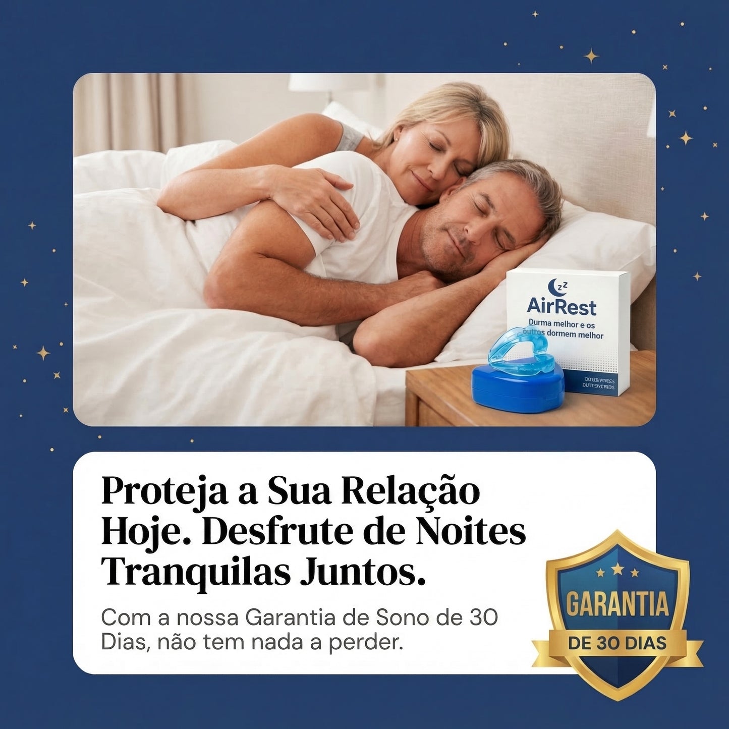 AirRest™ 2026 | Bucal anti-roncos e anti-apneia | Em Promoção