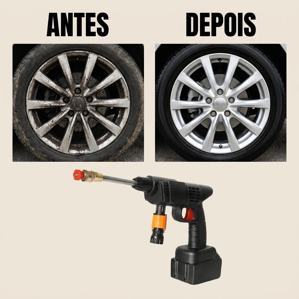 AquaPress - Pistola de água sob pressão. Sem fios (Top 2026)
