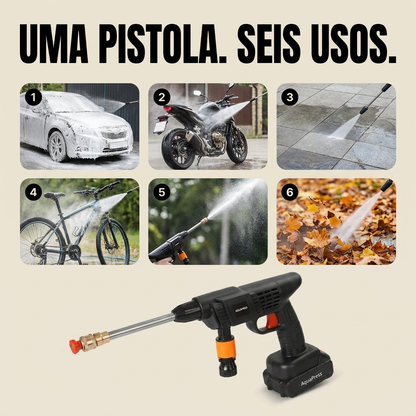 AquaPress - Pistola de água sob pressão. Sem fios (Top 2026)
