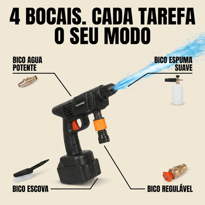 AquaPress - Pistola de água sob pressão. Sem fios (Top 2026)