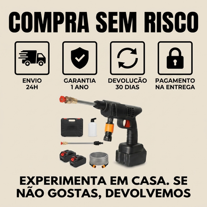 AquaPress - Pistola de água sob pressão. Sem fios (Top 2026)