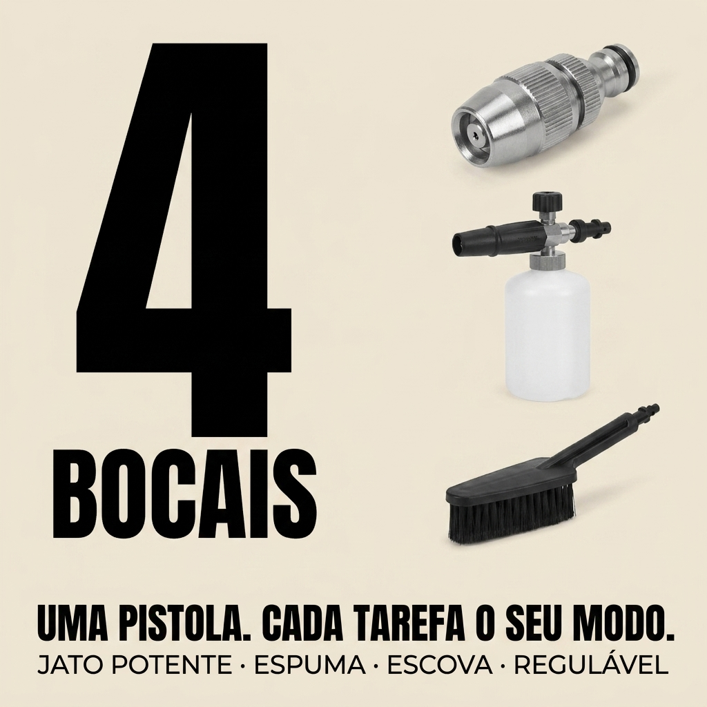 AquaPress - Pistola de água sob pressão. Sem fios (Top 2026)