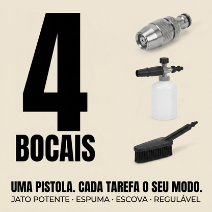 AquaPress - Pistola de água sob pressão. Sem fios (Top 2026)