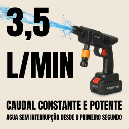 AquaPress - Pistola de água sob pressão. Sem fios (Top 2026)