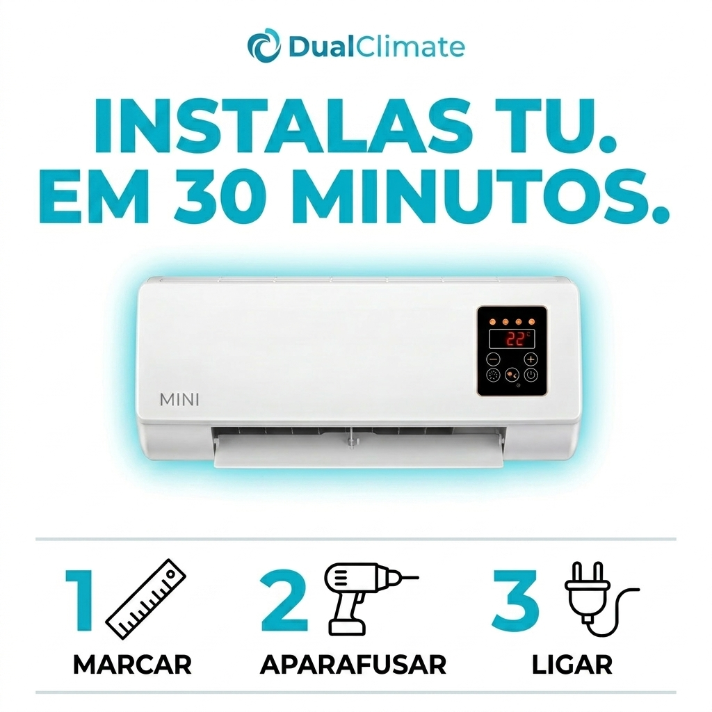 DualClimate - Mini Ar Condicionado 2 em 1 - Top 2026