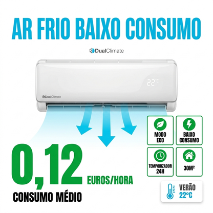 DualClimate - Mini Ar Condicionado 2 em 1 - Top 2026
