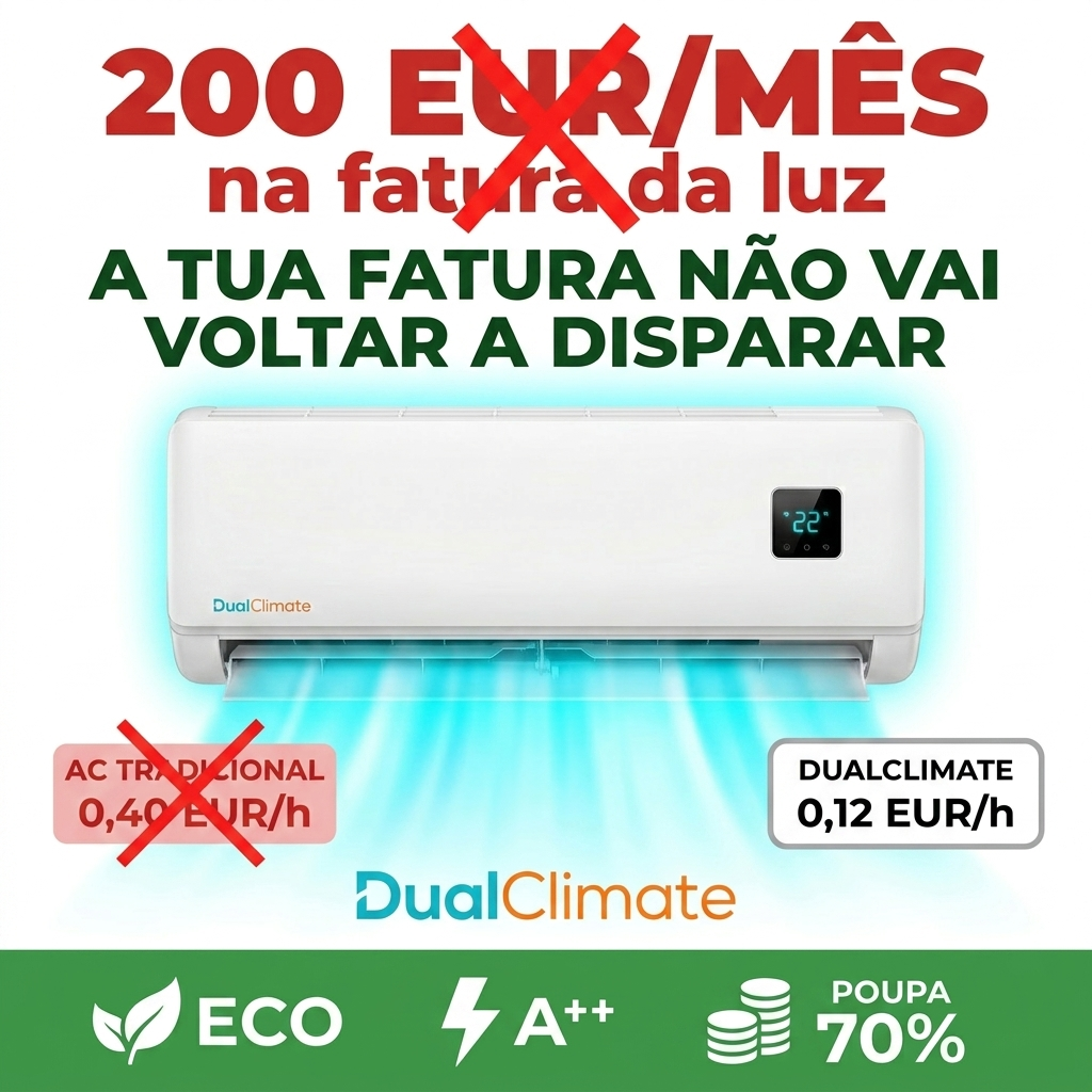DualClimate - Mini Ar Condicionado 2 em 1 - Top 2026