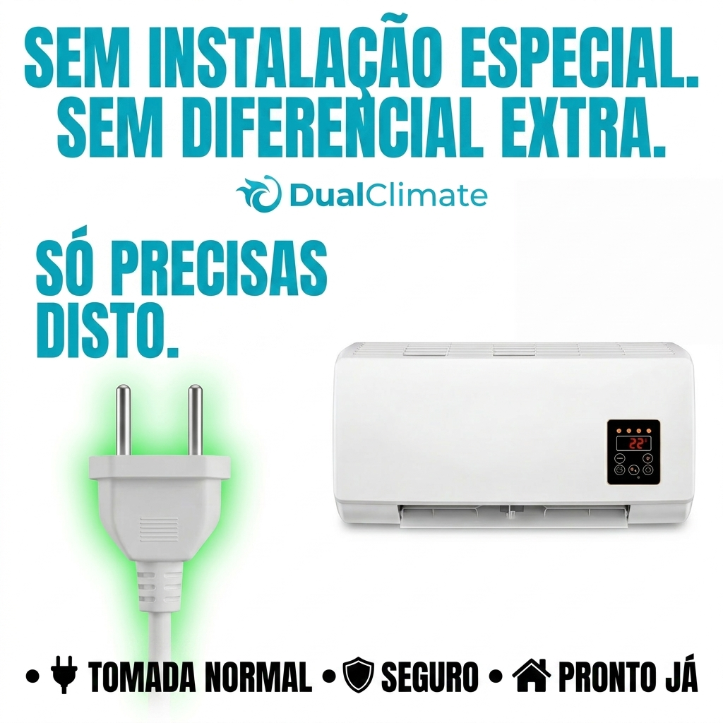DualClimate - Mini Ar Condicionado 2 em 1 - Top 2026