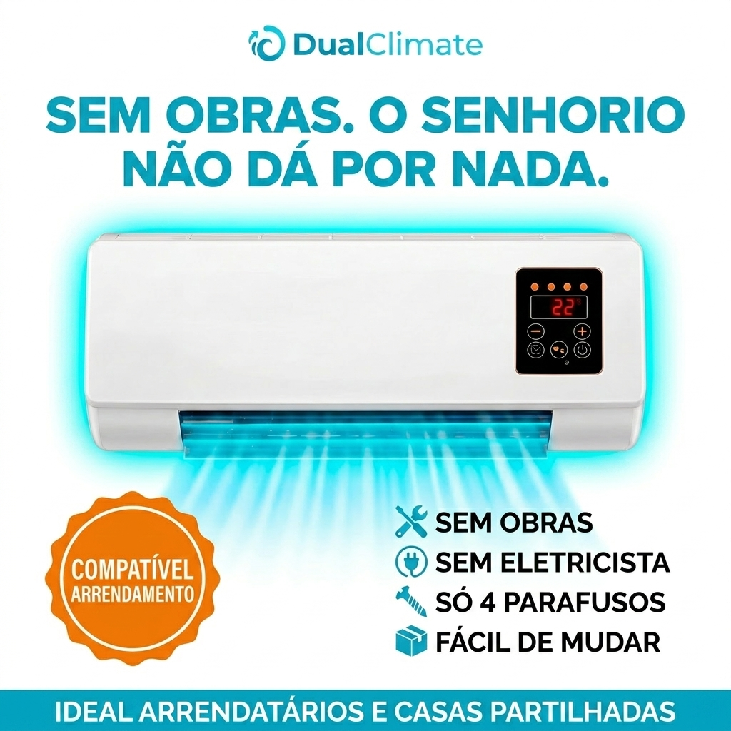 DualClimate - Mini Ar Condicionado 2 em 1 - Top 2026