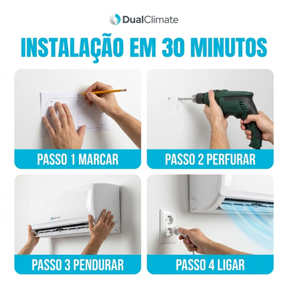 DualClimate - Mini Ar Condicionado 2 em 1 - Top 2026
