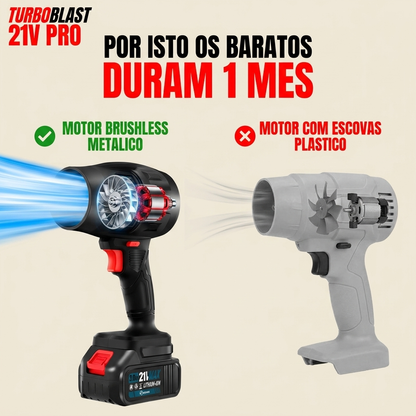 TurboBlast 21V Pro - Duas Baterias de Oferta