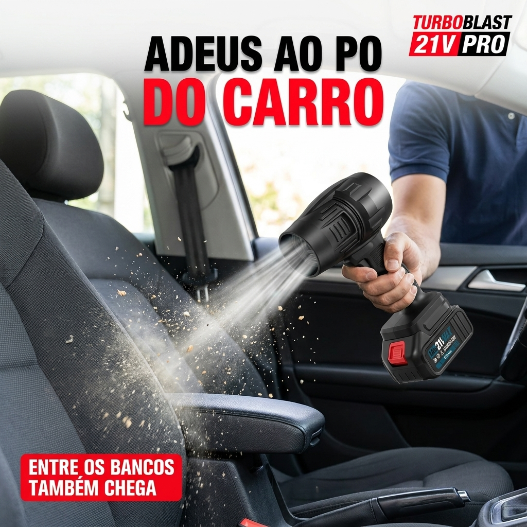 TurboBlast 21V Pro - Duas Baterias de Oferta