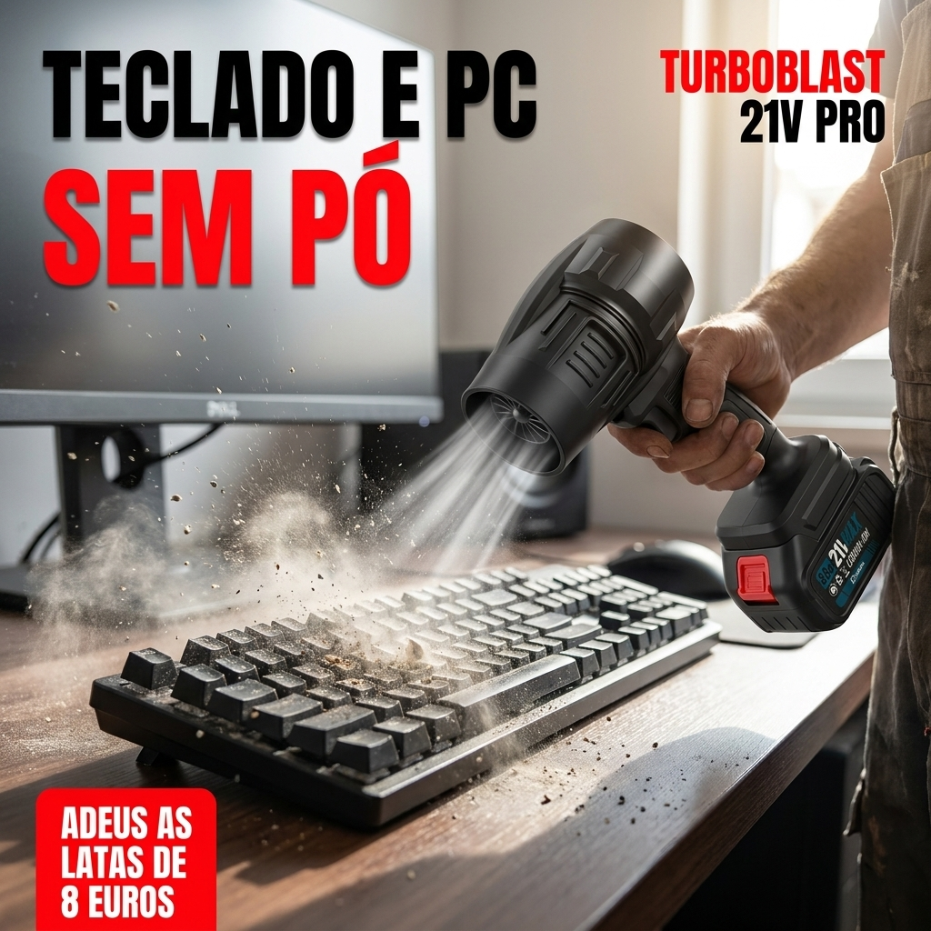 TurboBlast 21V Pro - Duas Baterias de Oferta