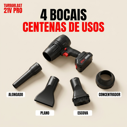 TurboBlast 21V Pro - Duas Baterias de Oferta