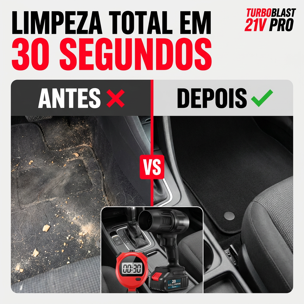 TurboBlast 21V Pro - Duas Baterias de Oferta