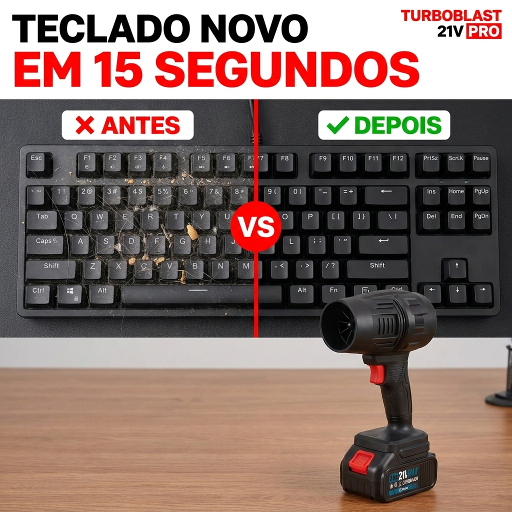 TurboBlast 21V Pro (Duas Baterias de Oferta)