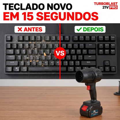 TurboBlast 21V Pro (Duas Baterias de Oferta)