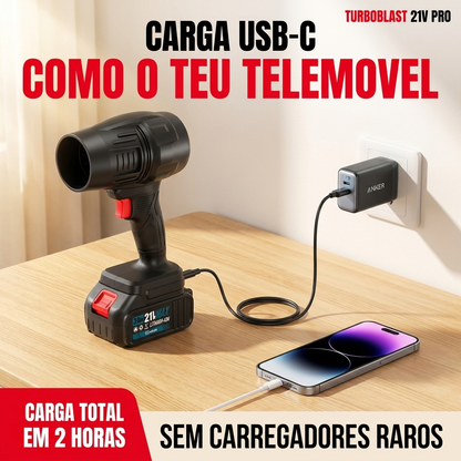 TurboBlast 21V Pro (Duas Baterias de Oferta)