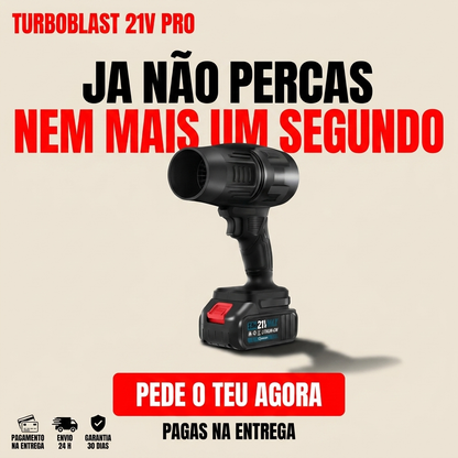 TurboBlast 21V Pro - Duas Baterias de Oferta